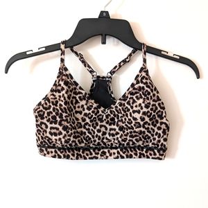 Zyia sports bra leopard print Small
